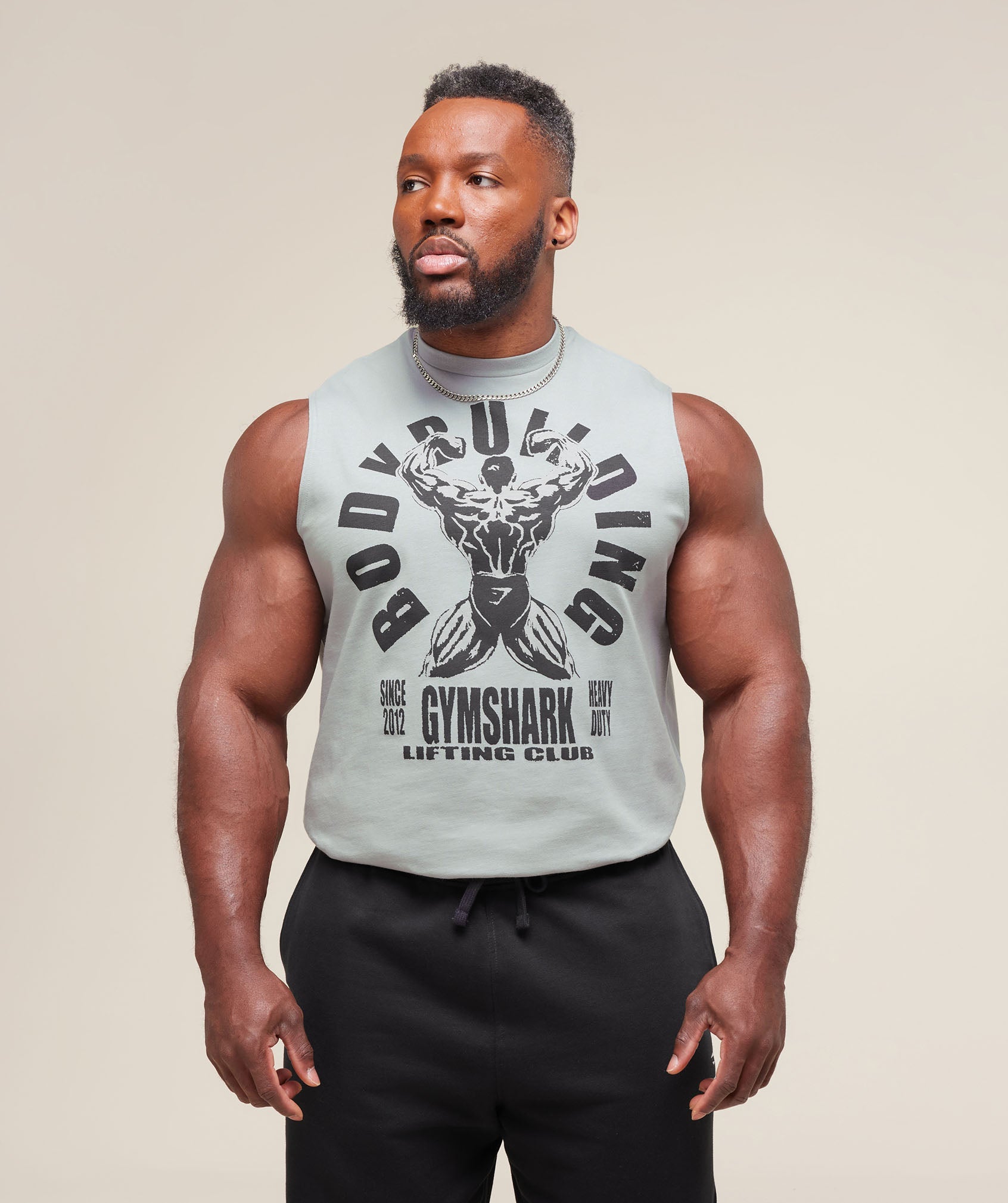 Gymshark Lifting Club Flex Tank Smokey Grey