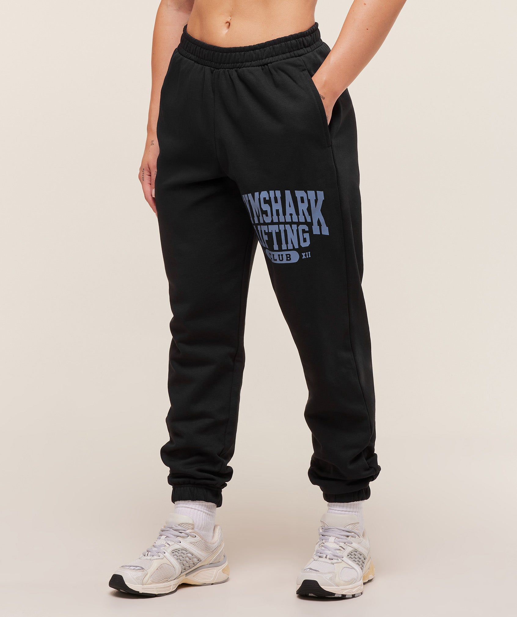 Women's Gymshark Lifting Club Graphic Joggers Black