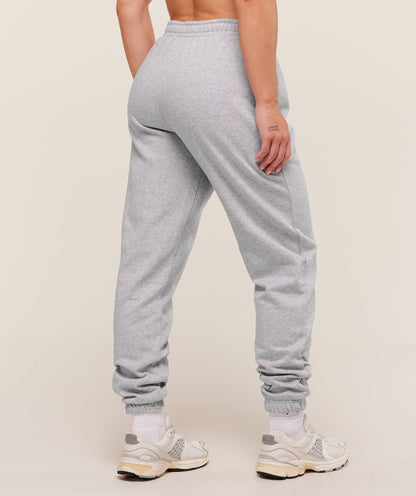 Women's Gymshark Lifting Club Graphic Joggers Light Grey Core Marl