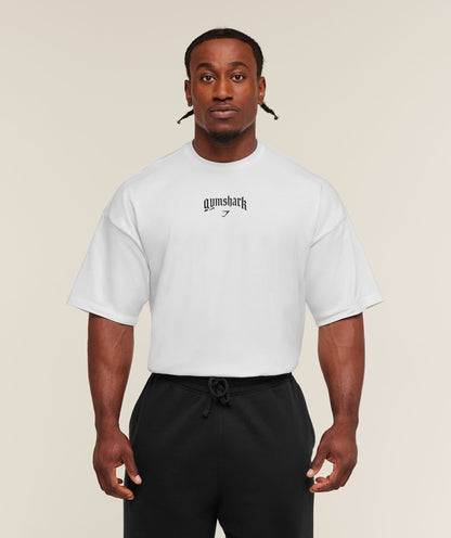 Gymshark Outline Graphic T-Shirt White