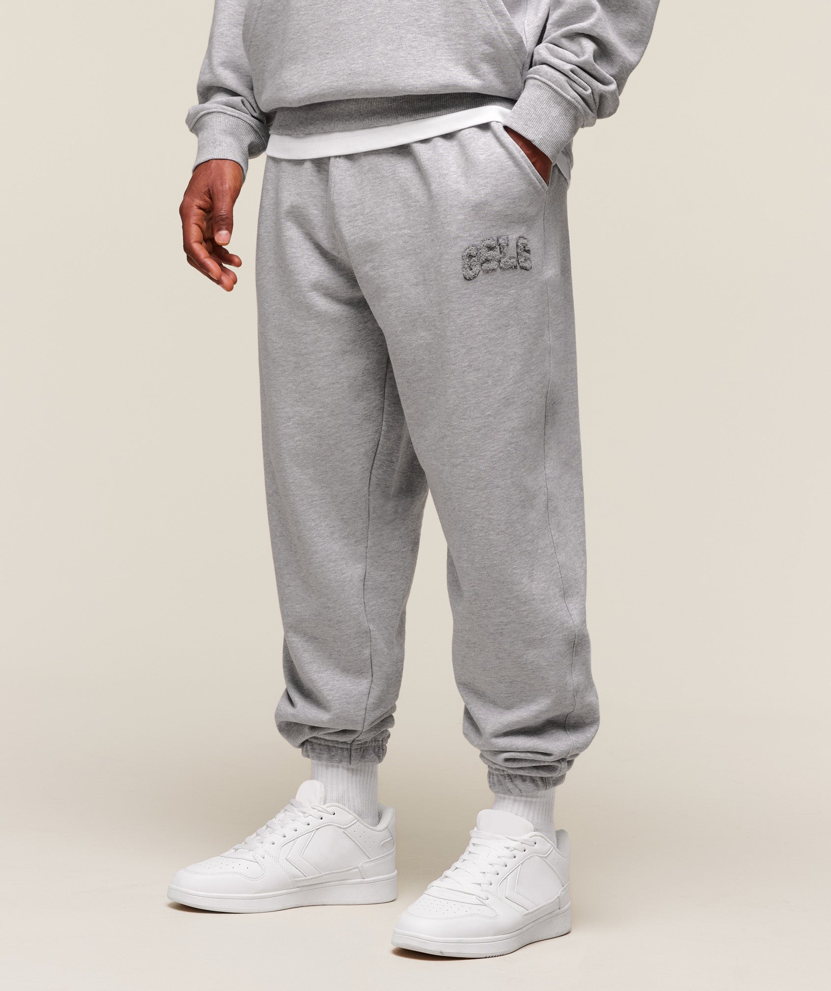 Gymshark Gslc Joggers Light Grey Core Marl