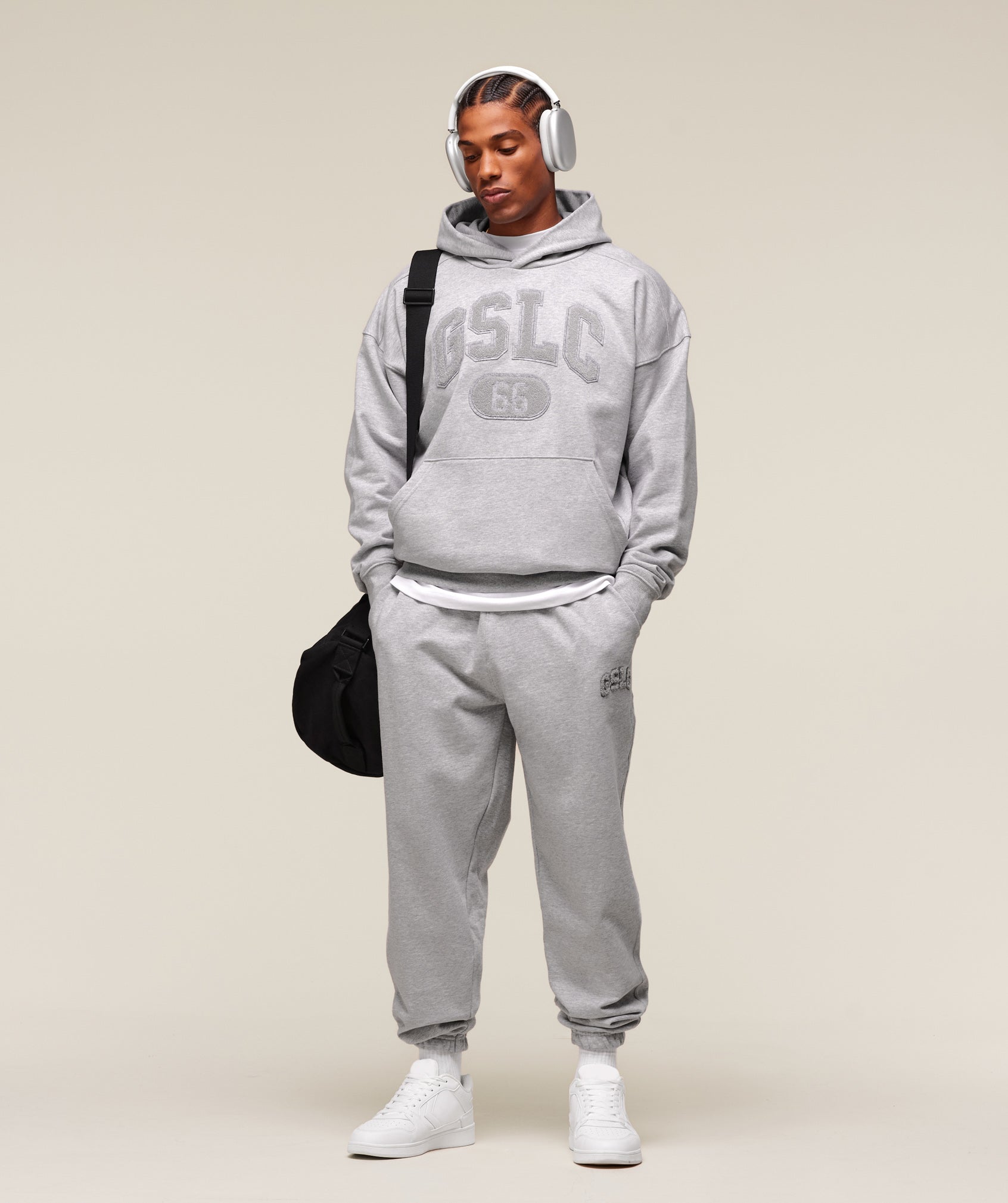 Gymshark Gslc Joggers Light Grey Core Marl