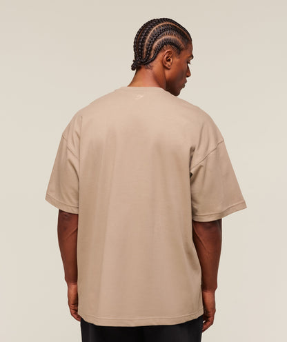 Gymshark Gslc T-Shirt Cement Brown