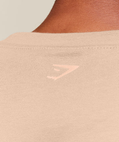Gymshark Gslc T-Shirt Cement Brown
