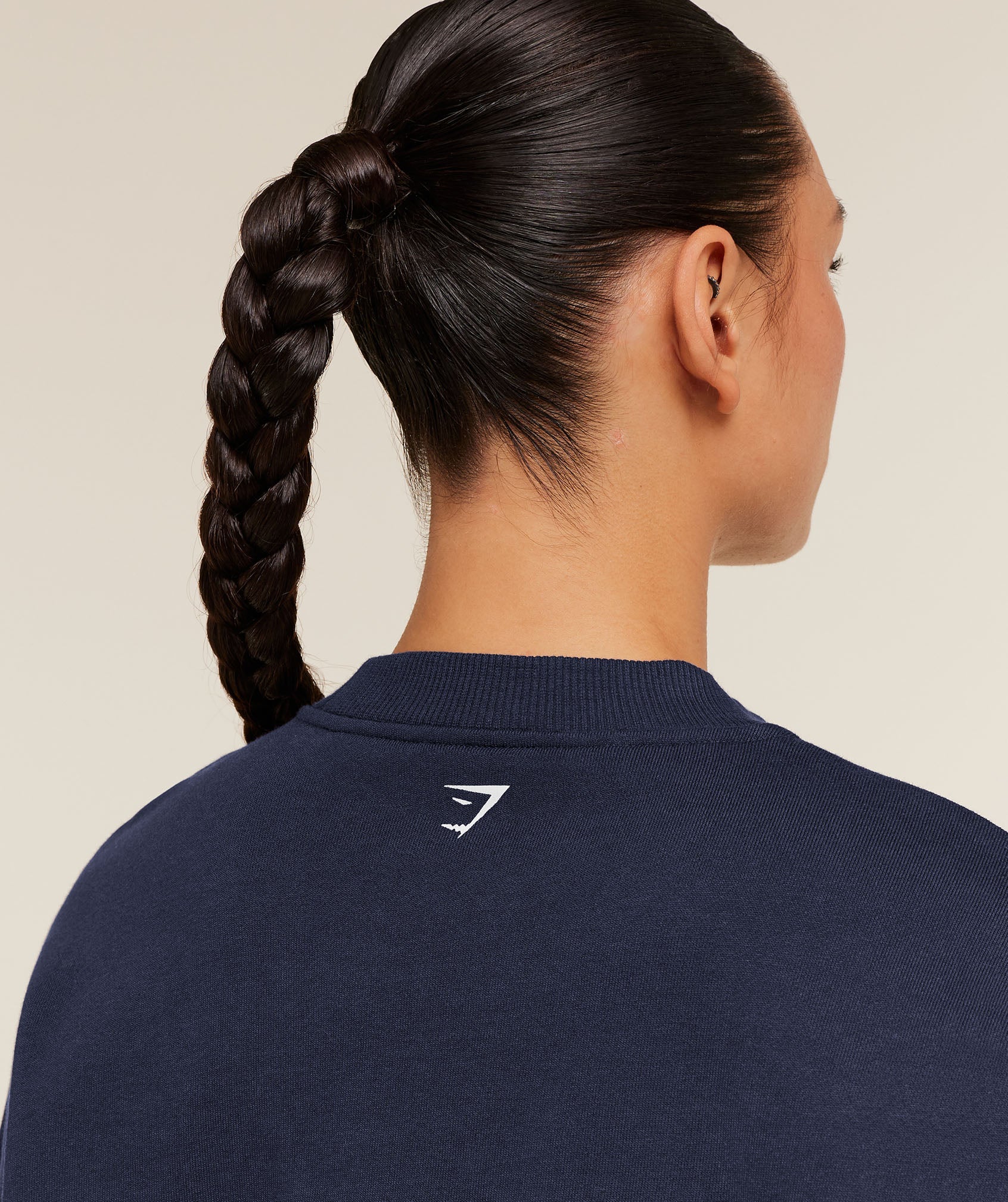 Women's Gymshark Run Club Graphic Sweatshirt Heavy Blue
