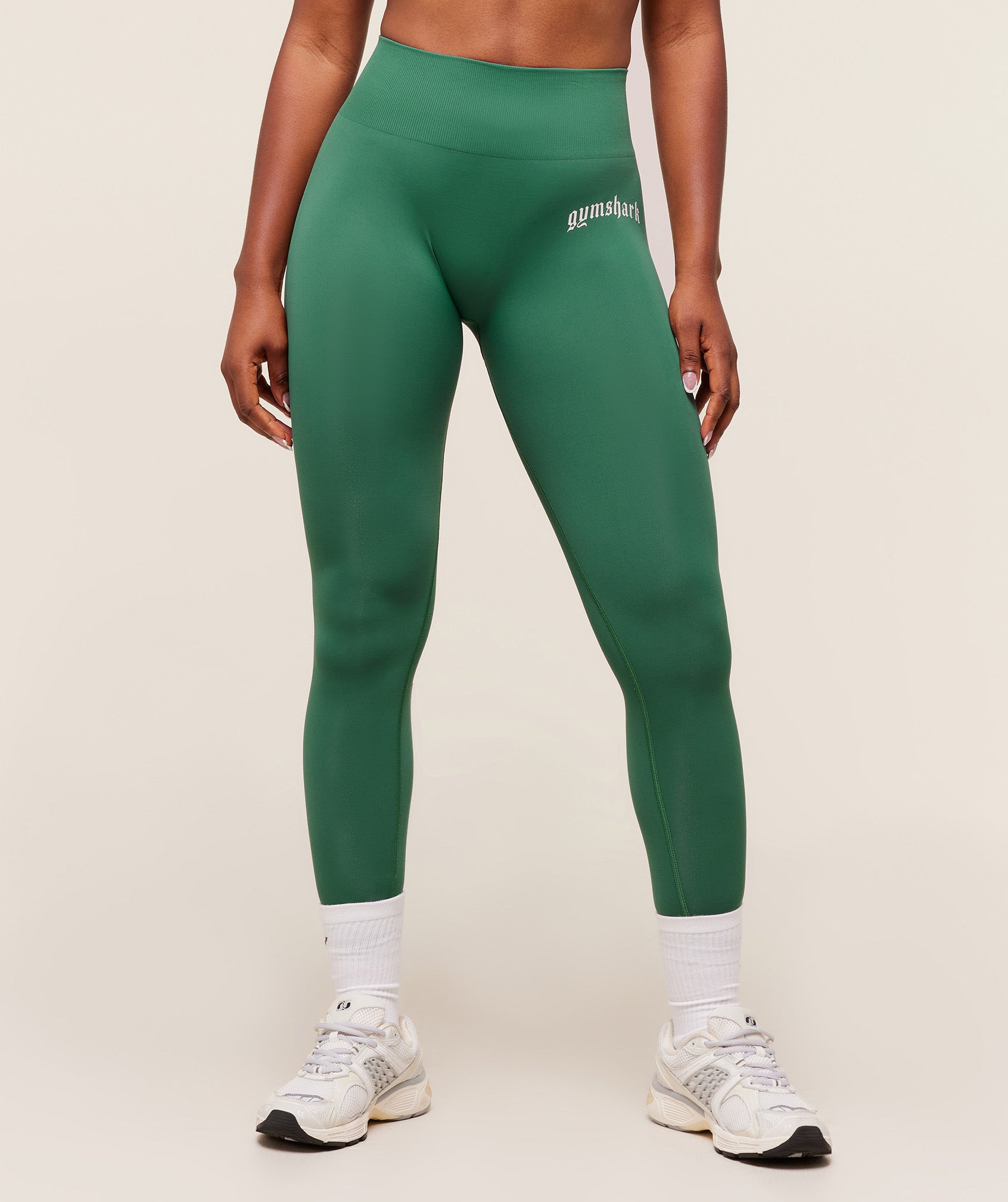 Women's Gymshark Strength Department Leggings Lift Green