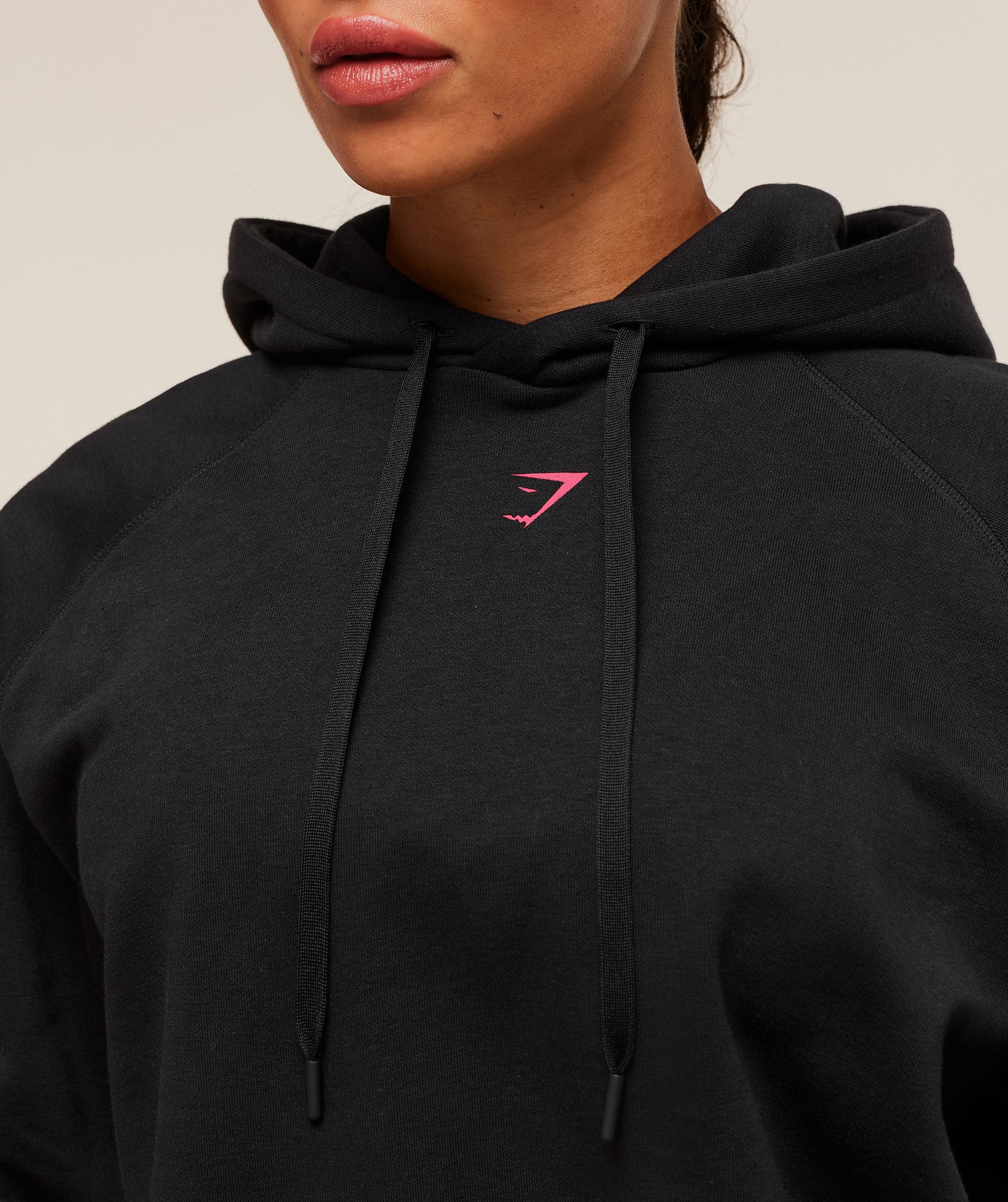 Women's Gymshark Strength Department Oversized Hoodie Black