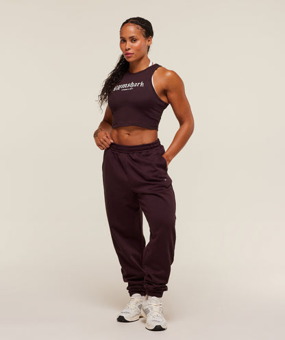 Women's Gymshark Strength Department Joggers Cherry Purple