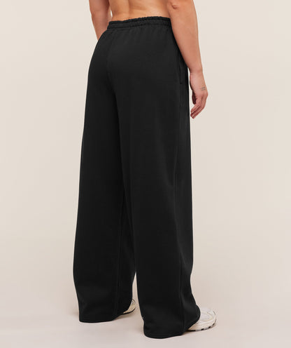 Women's Gymshark Strength Department Wide Leg Joggers Black