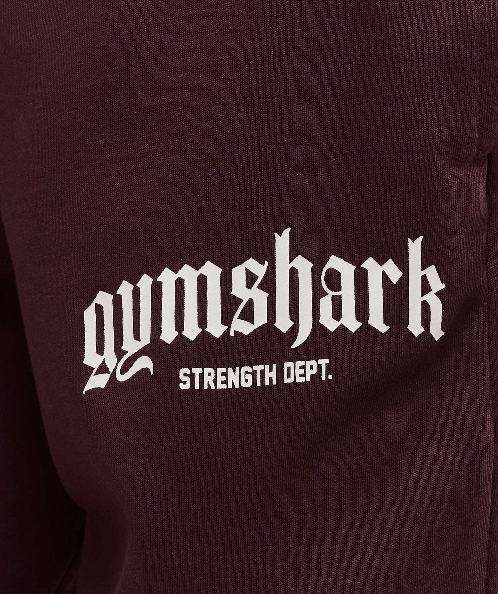 Women's Gymshark Strength Department Wide Leg Joggers Cherry Purple