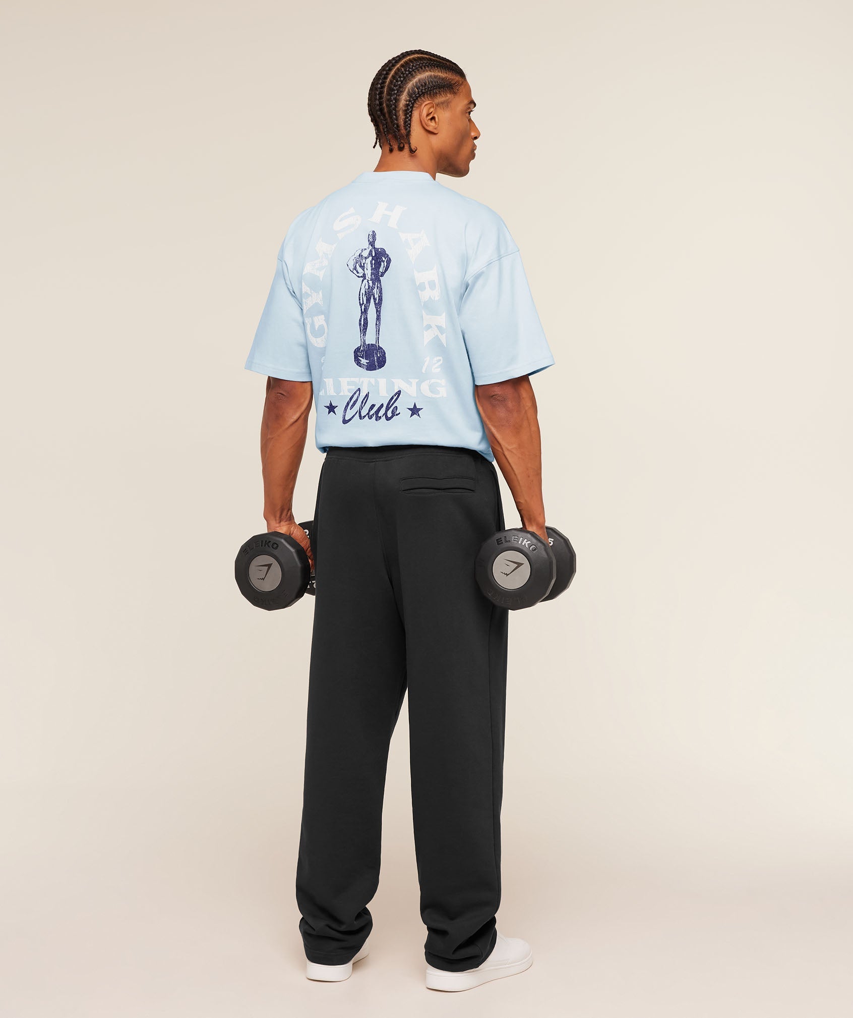 Gymshark Trophy Graphic T-Shirt Chilled Blue