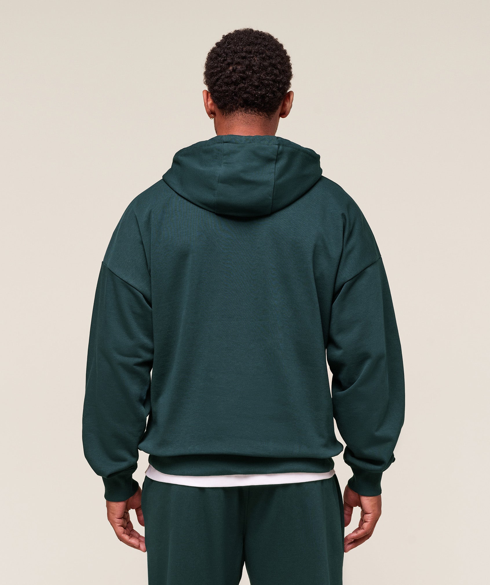 Gymshark Worn Graphic Hoodie Deep Petrol Blue