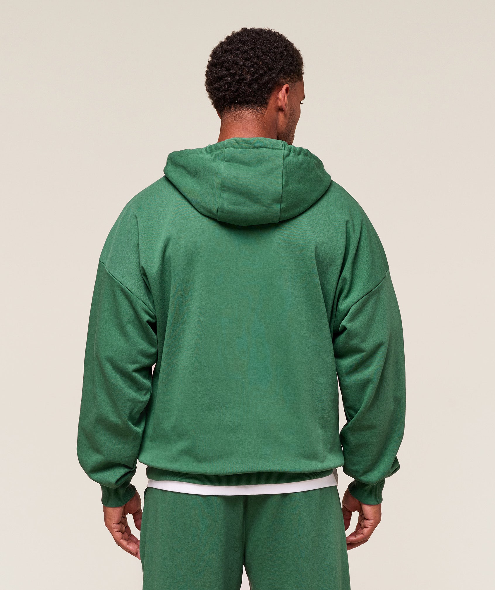 Gymshark Worn Graphic Hoodie Lift Green