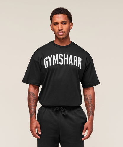 Gymshark Worn Graphic T-Shirt Black