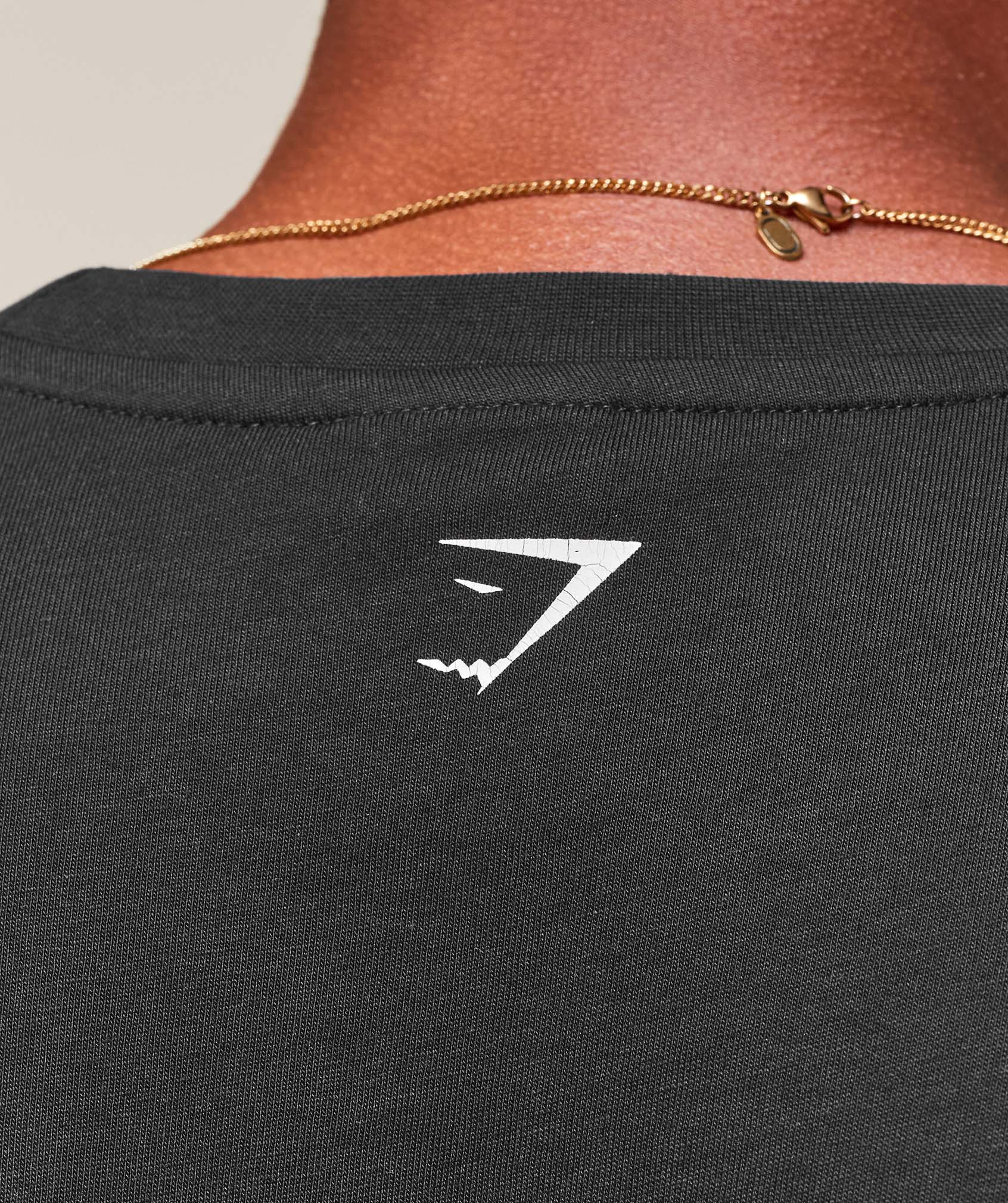 Gymshark Worn Graphic T-Shirt Black