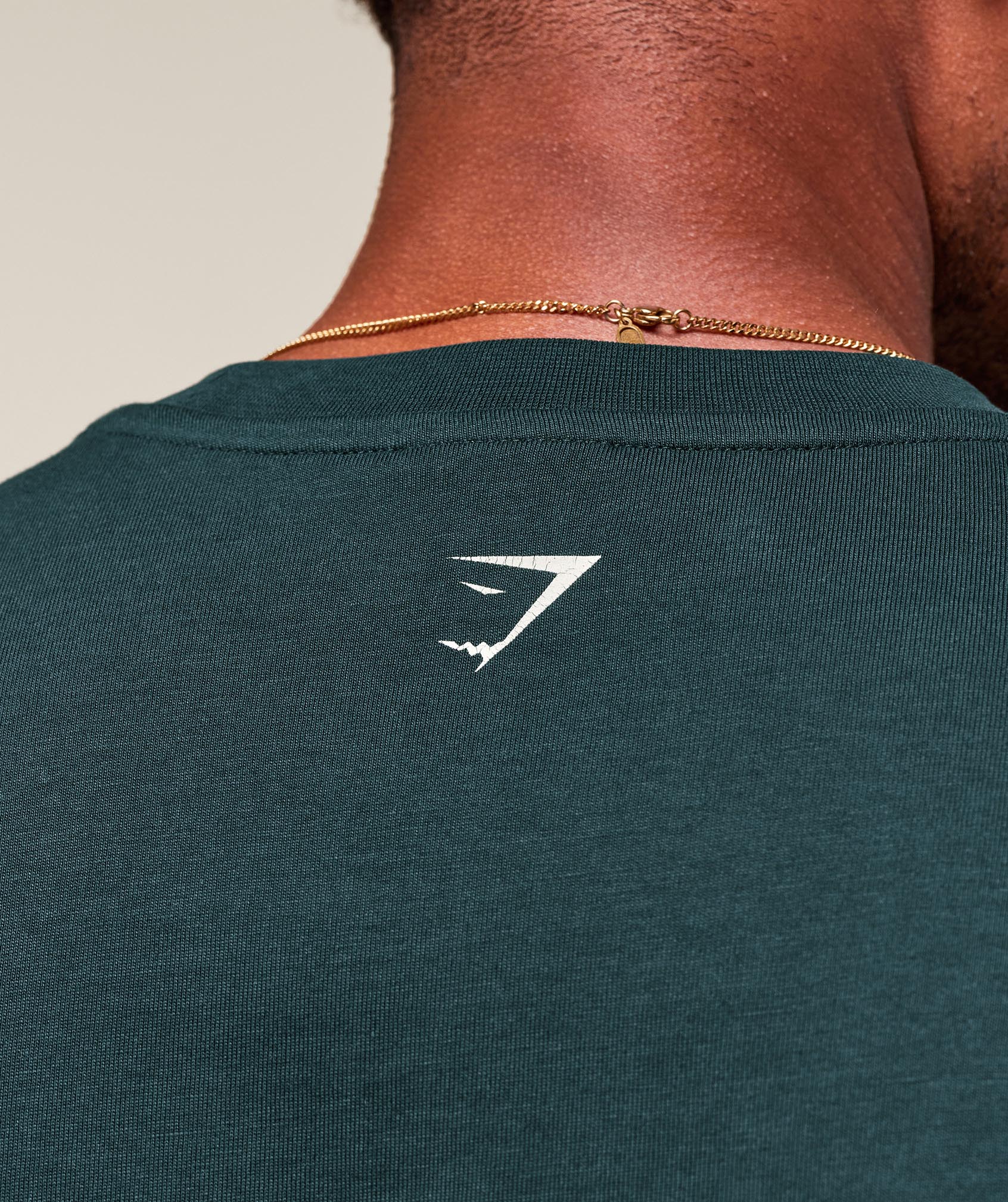 Gymshark Worn Graphic T-Shirt Deep Petrol Blue
