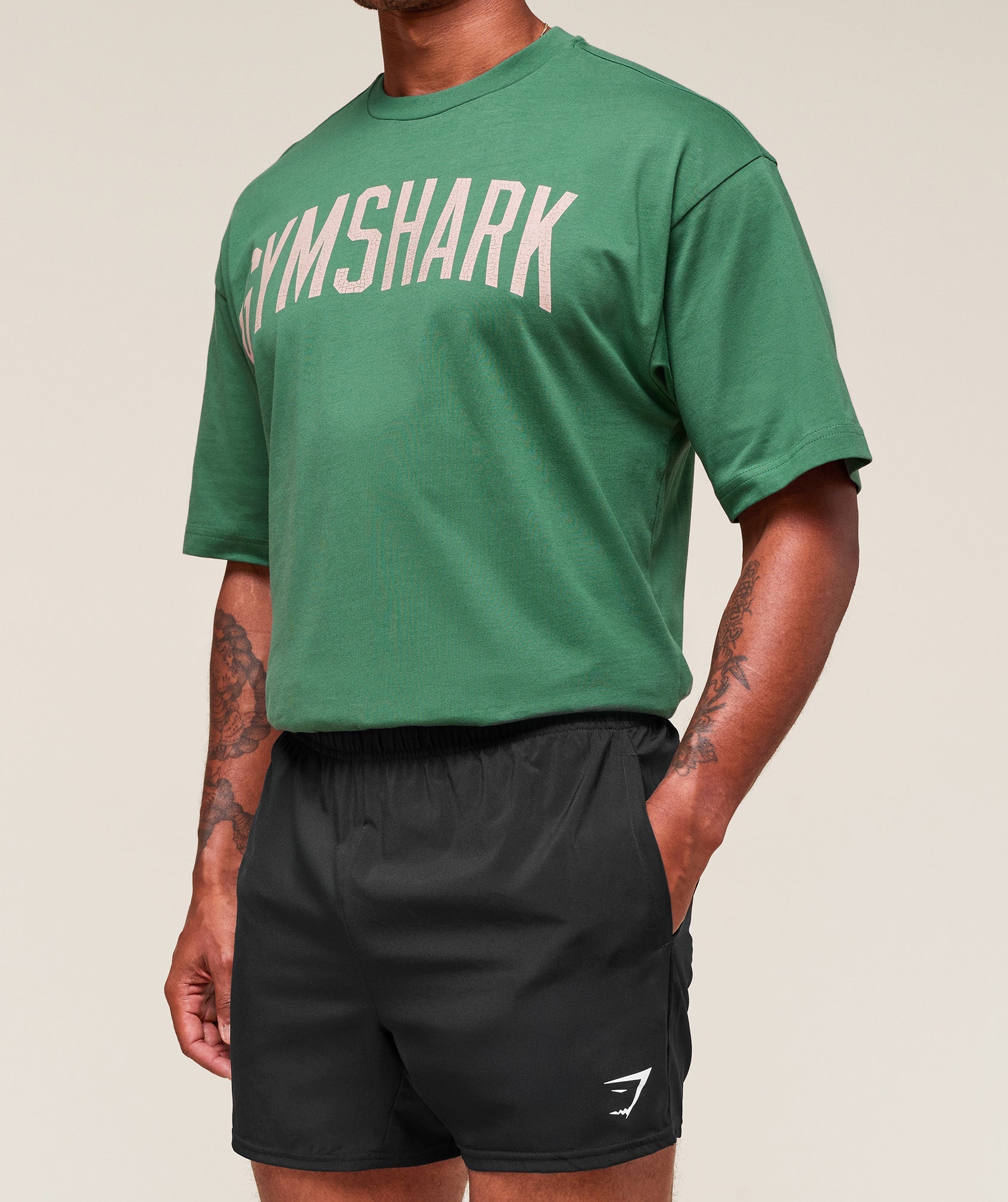 Gymshark Worn Graphic T-Shirt Lift Green