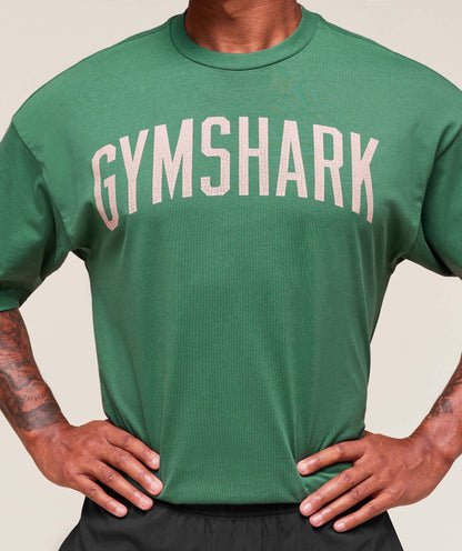 Gymshark Worn Graphic T-Shirt Lift Green