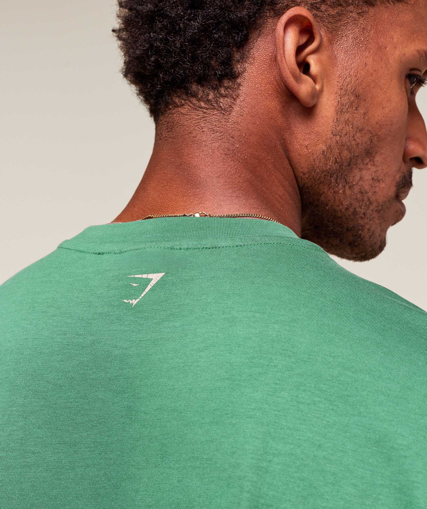Gymshark Worn Graphic T-Shirt Lift Green
