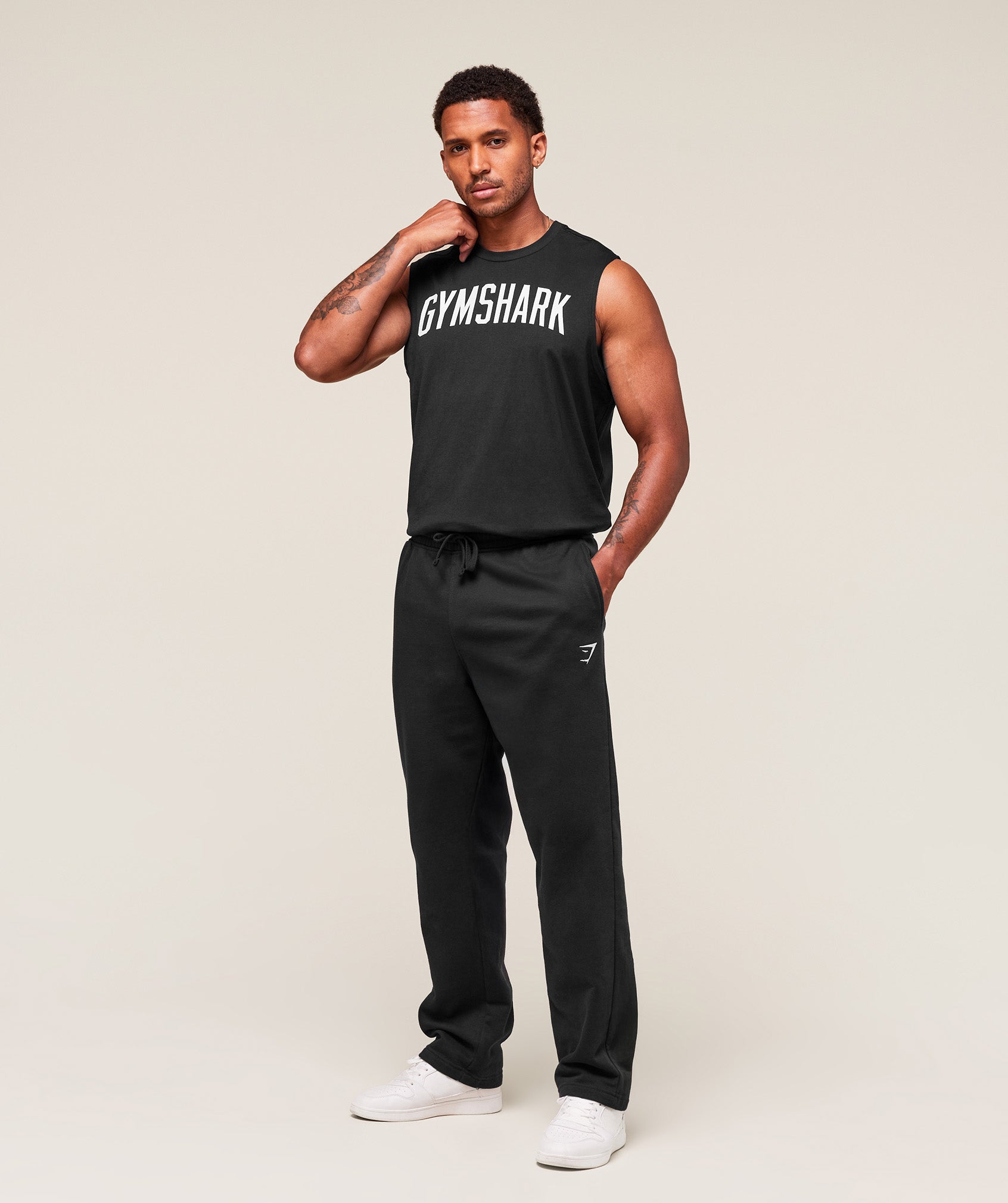 Gymshark Worn Graphic Tank Black