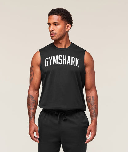 Gymshark Worn Graphic Tank Black