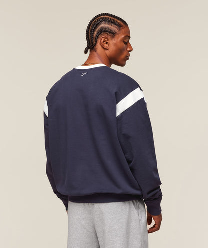 Gymshark Gslc Crew Heavy Blue