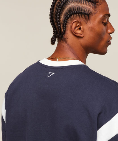 Gymshark Gslc Crew Heavy Blue
