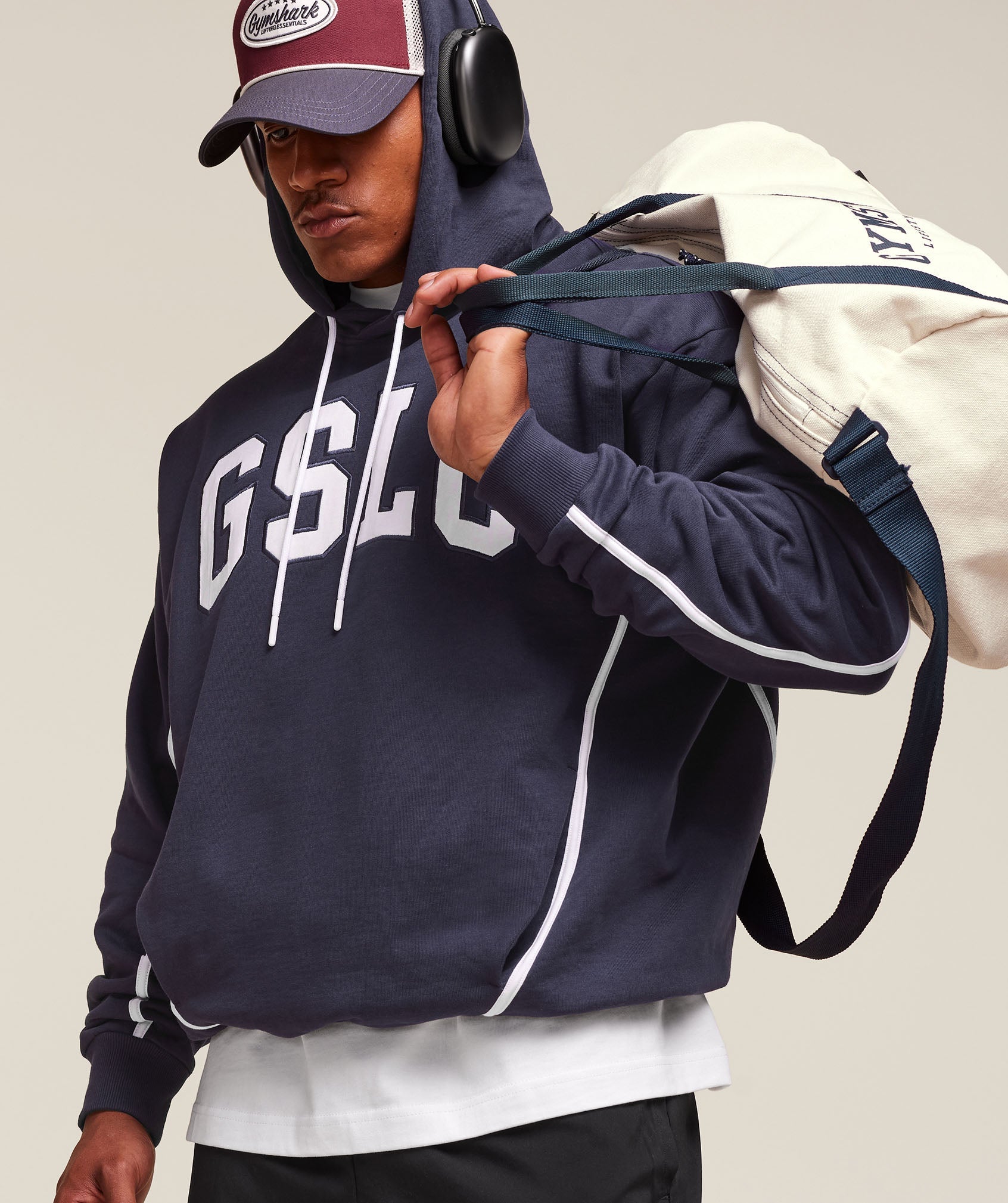 Gymshark Gslc Hoodie Heavy Blue
