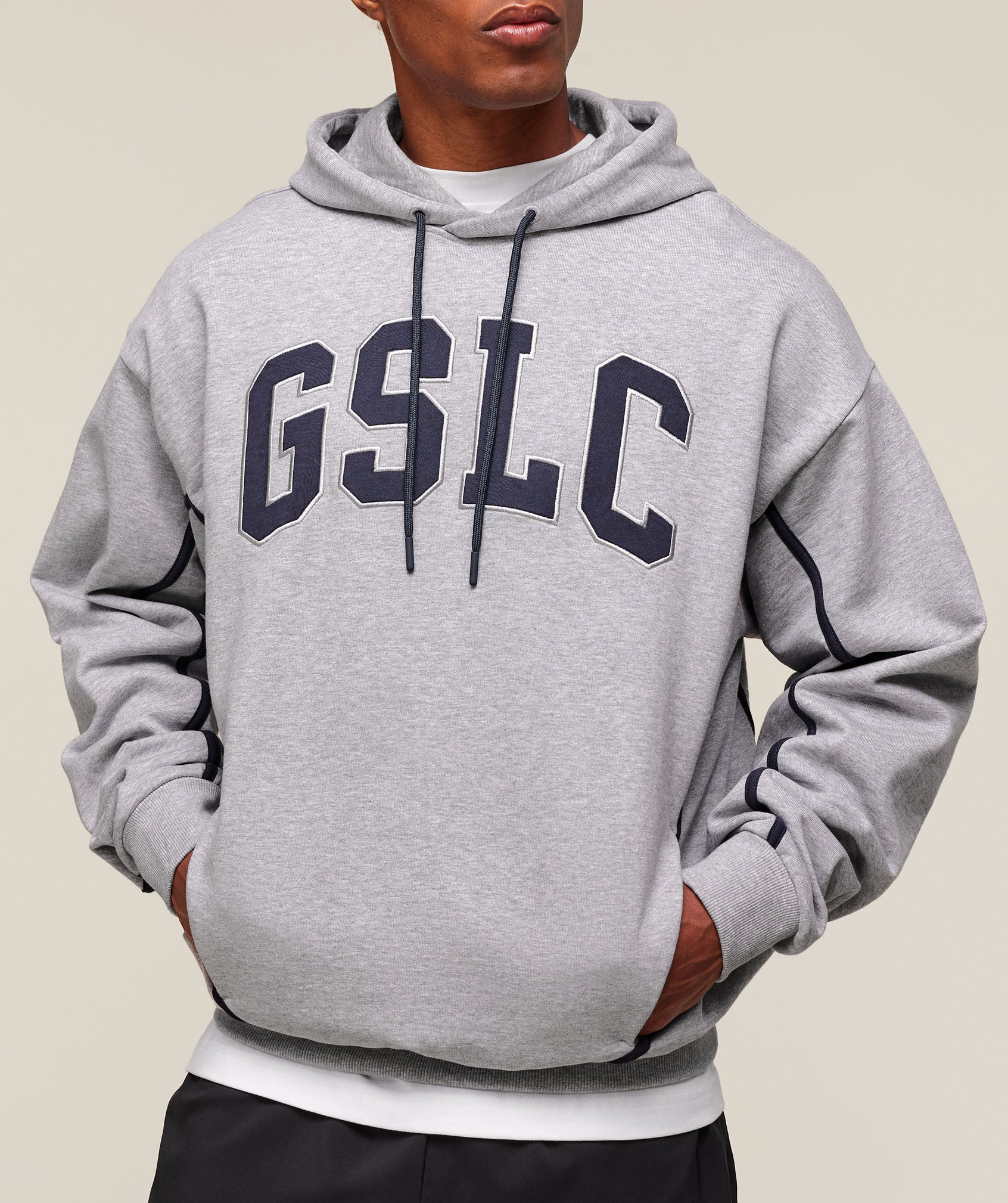 Gymshark Gslc Hoodie Light Grey Core Marl