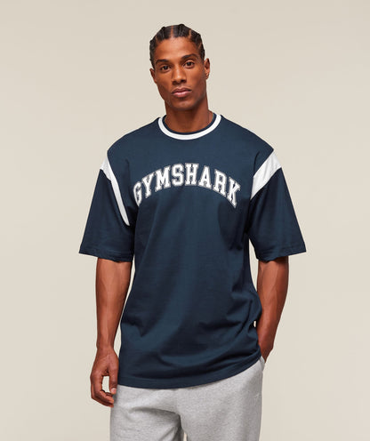 Gymshark Gslc Oversized T-Shirt Navy