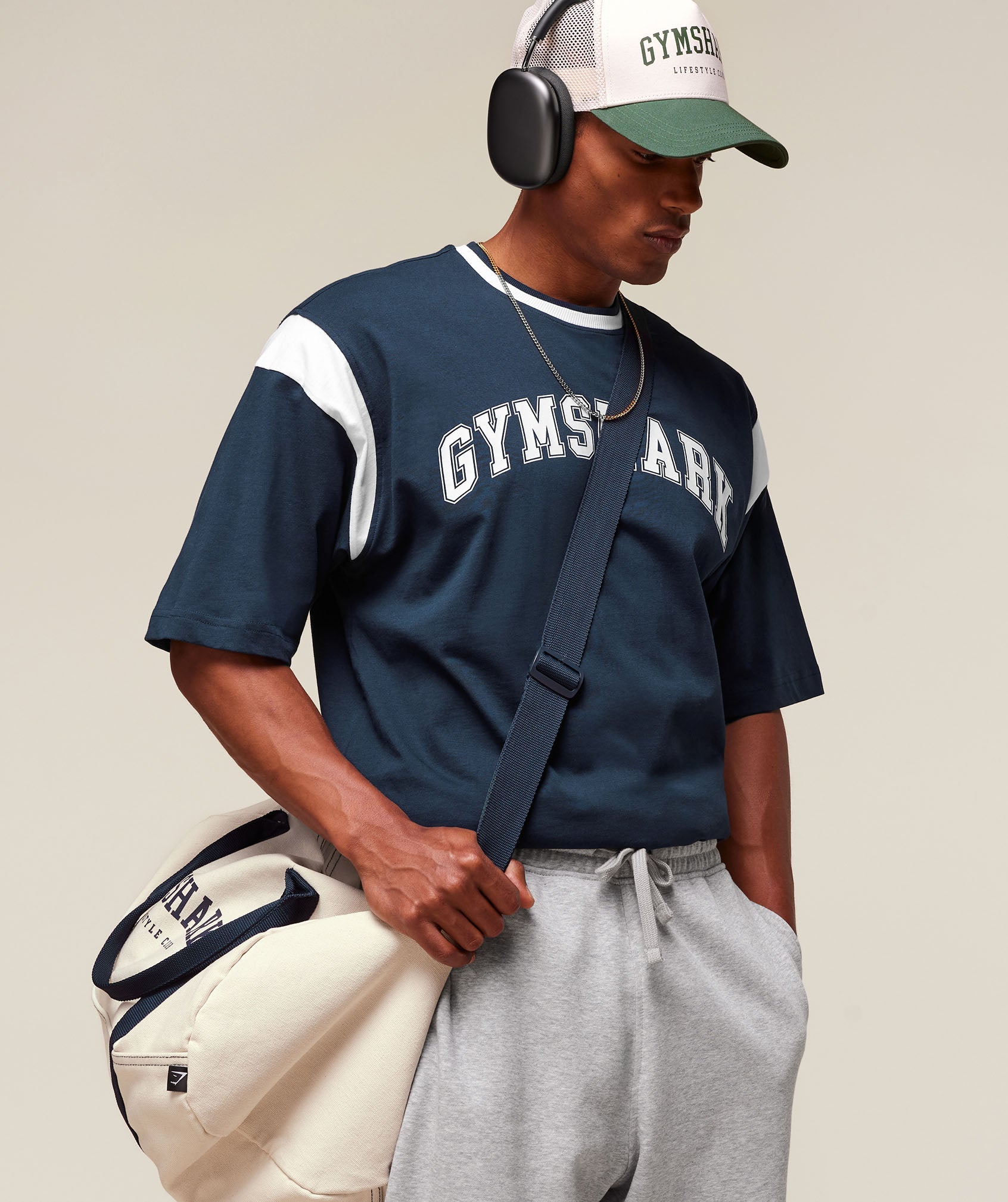 Gymshark Gslc Oversized T-Shirt Navy
