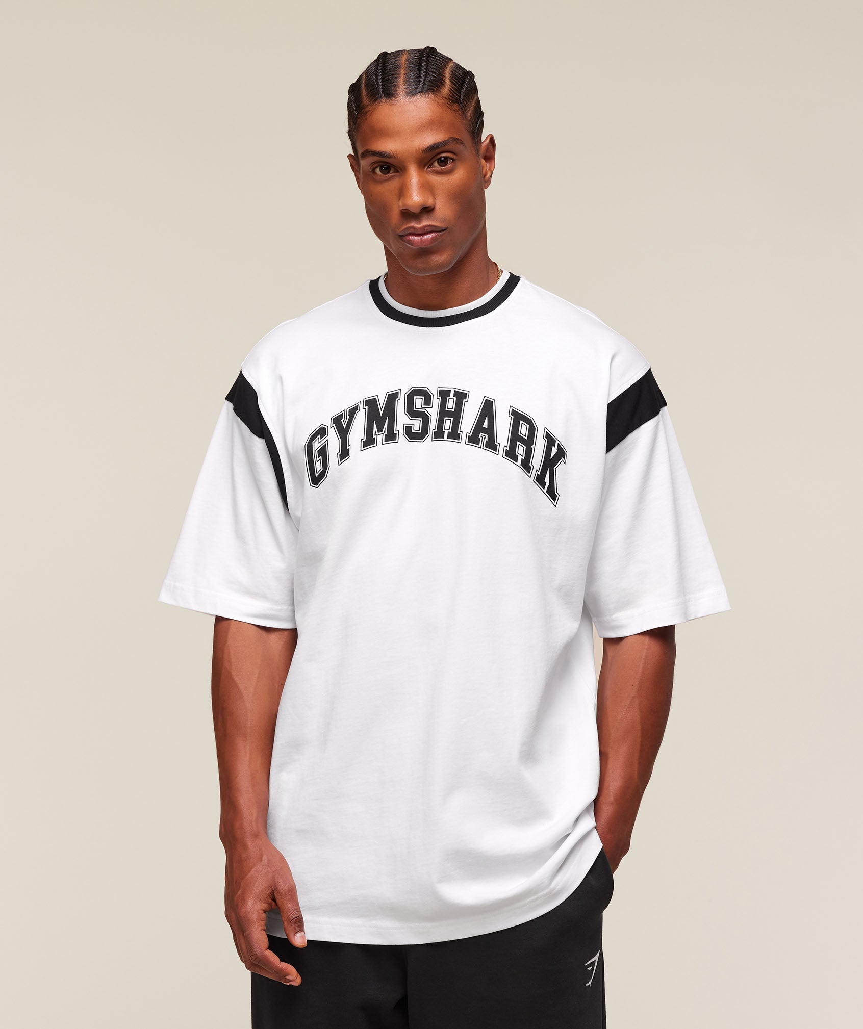 Gymshark Gslc Oversized T-Shirt White