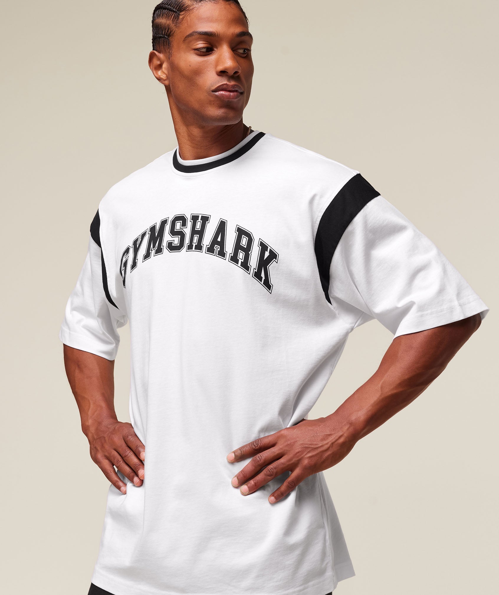 Gymshark Gslc Oversized T-Shirt White