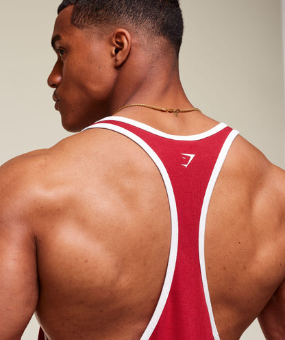 Gymshark Gslc Ringer Stringer Conditioning Red