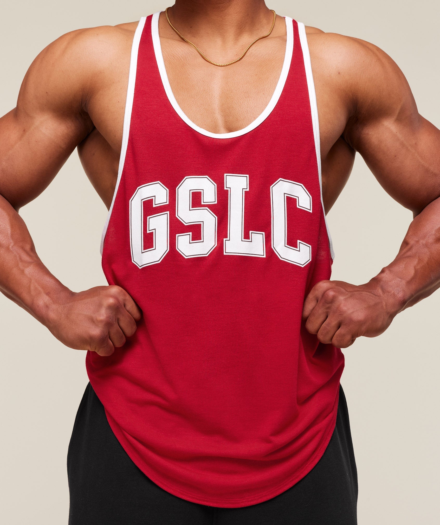 Gymshark Gslc Ringer Stringer Conditioning Red