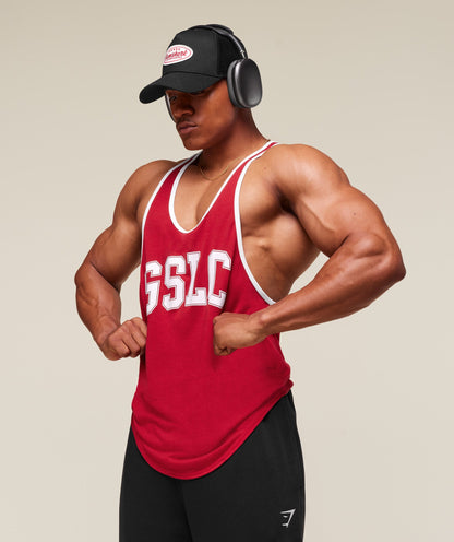 Gymshark Gslc Ringer Stringer Conditioning Red