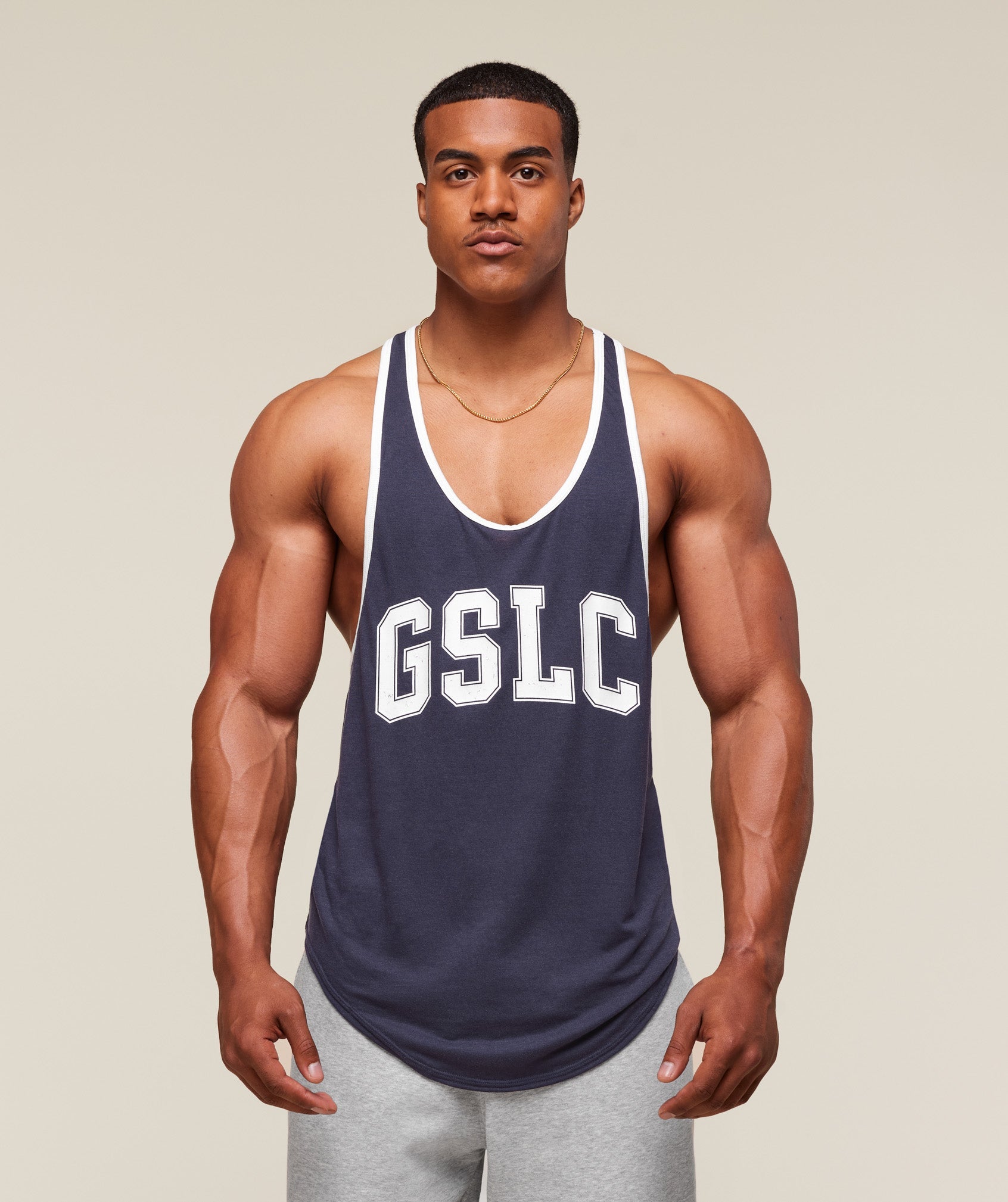 Gymshark Gslc Ringer Stringer Heavy Blue