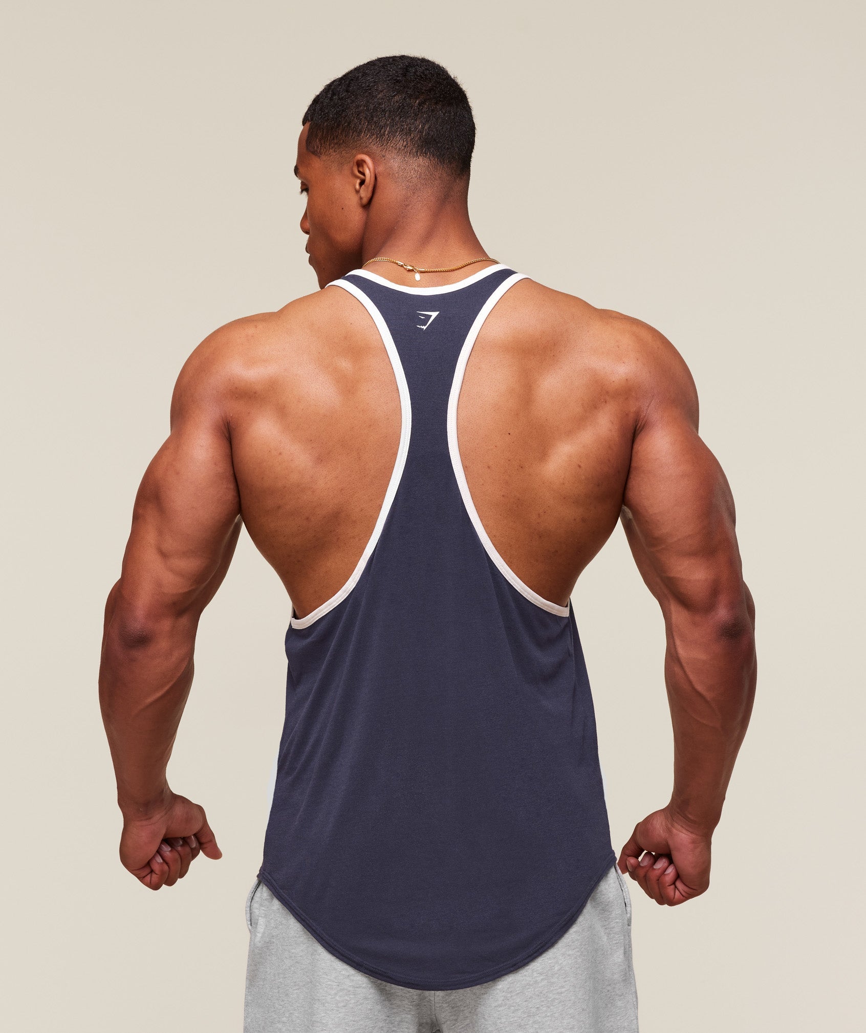 Gymshark Gslc Ringer Stringer Heavy Blue