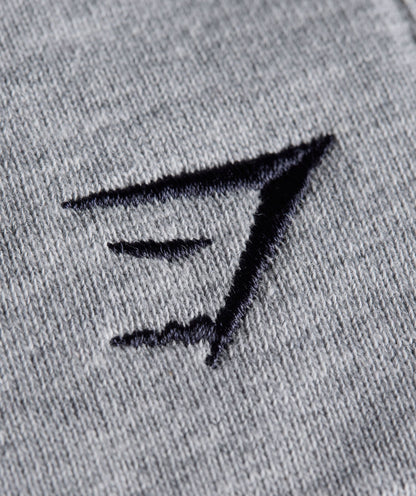Gymshark Gslc 9" Short Light Grey Core Marl