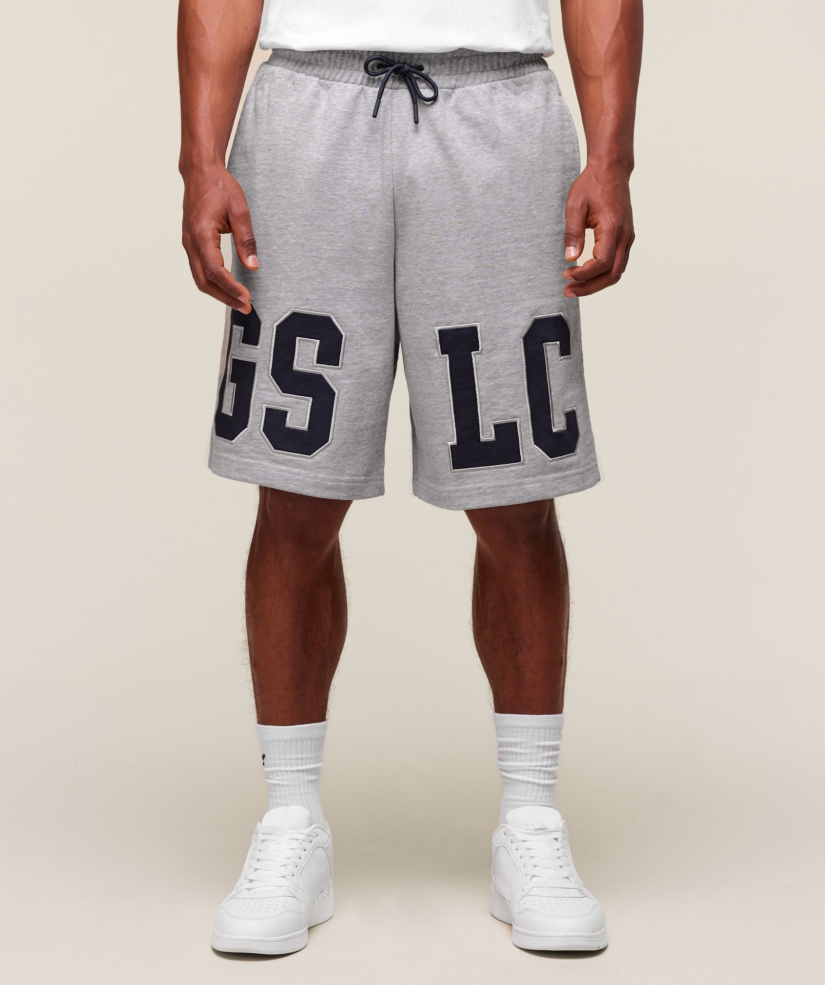 Gymshark Gslc 9" Short Light Grey Core Marl