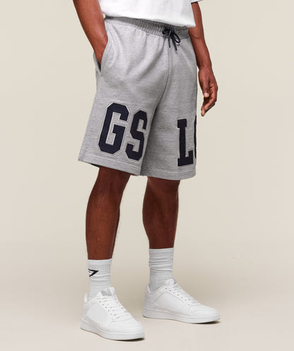 Gymshark Gslc 9" Short Light Grey Core Marl