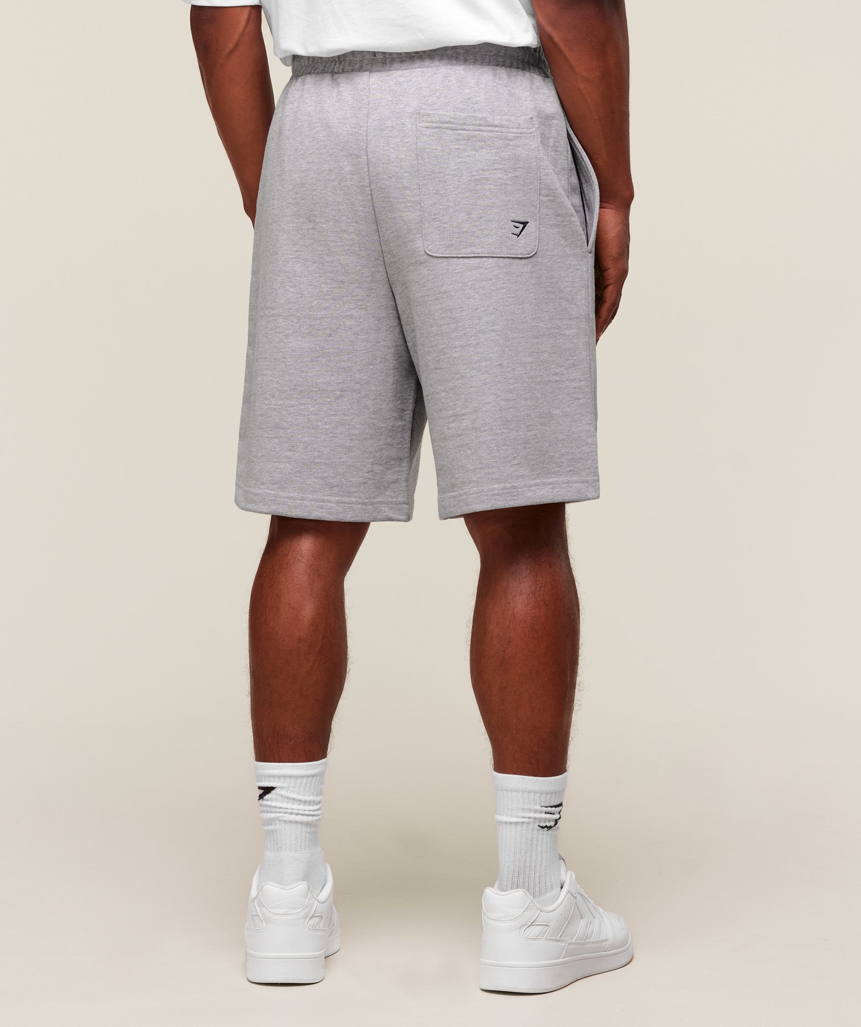 Gymshark Gslc 9" Short Light Grey Core Marl