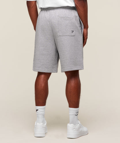 Gymshark Gslc 9" Short Light Grey Core Marl