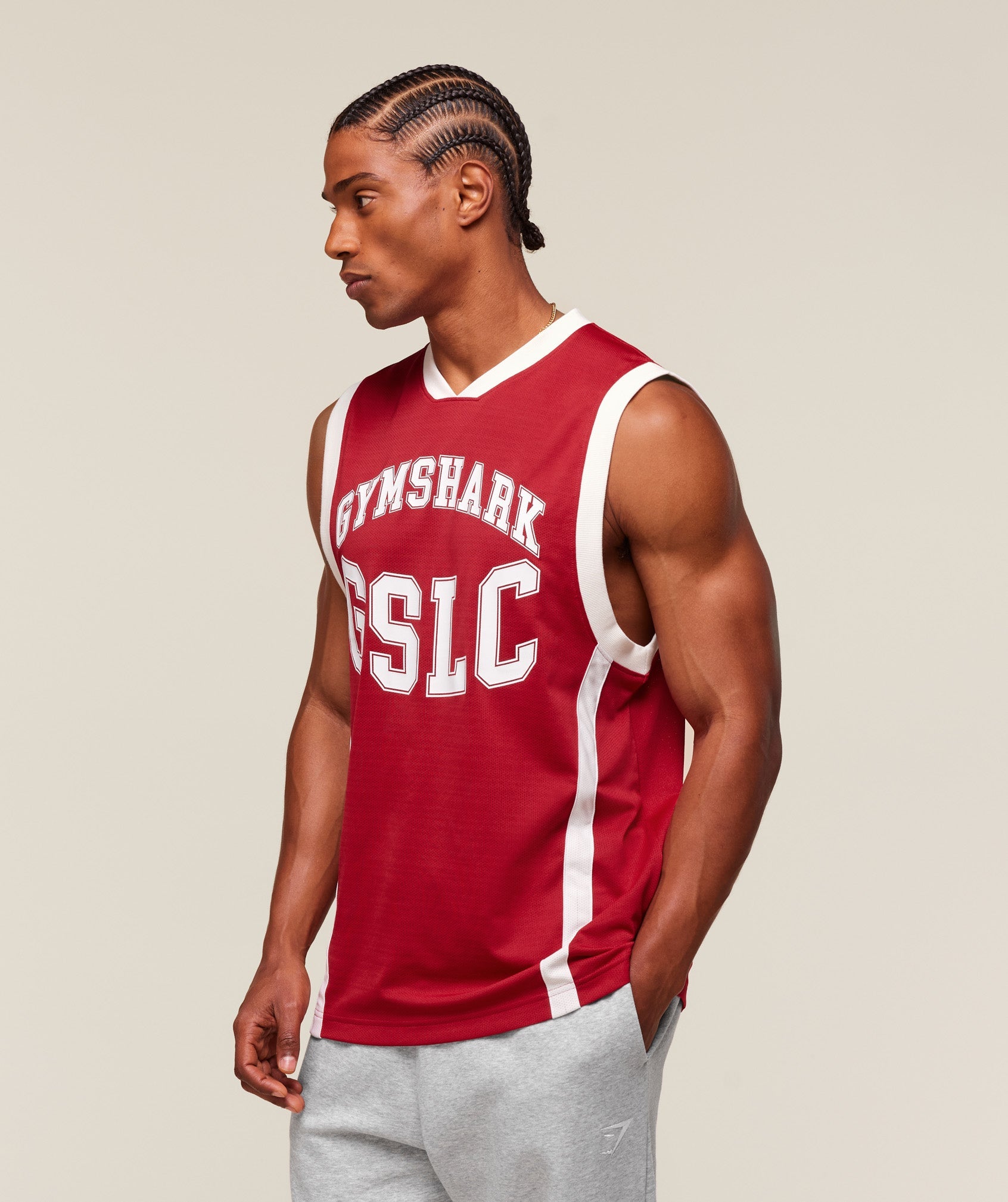 Gymshark Gslc Tank Conditioning Red