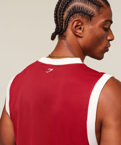 Gymshark Gslc Tank Conditioning Red