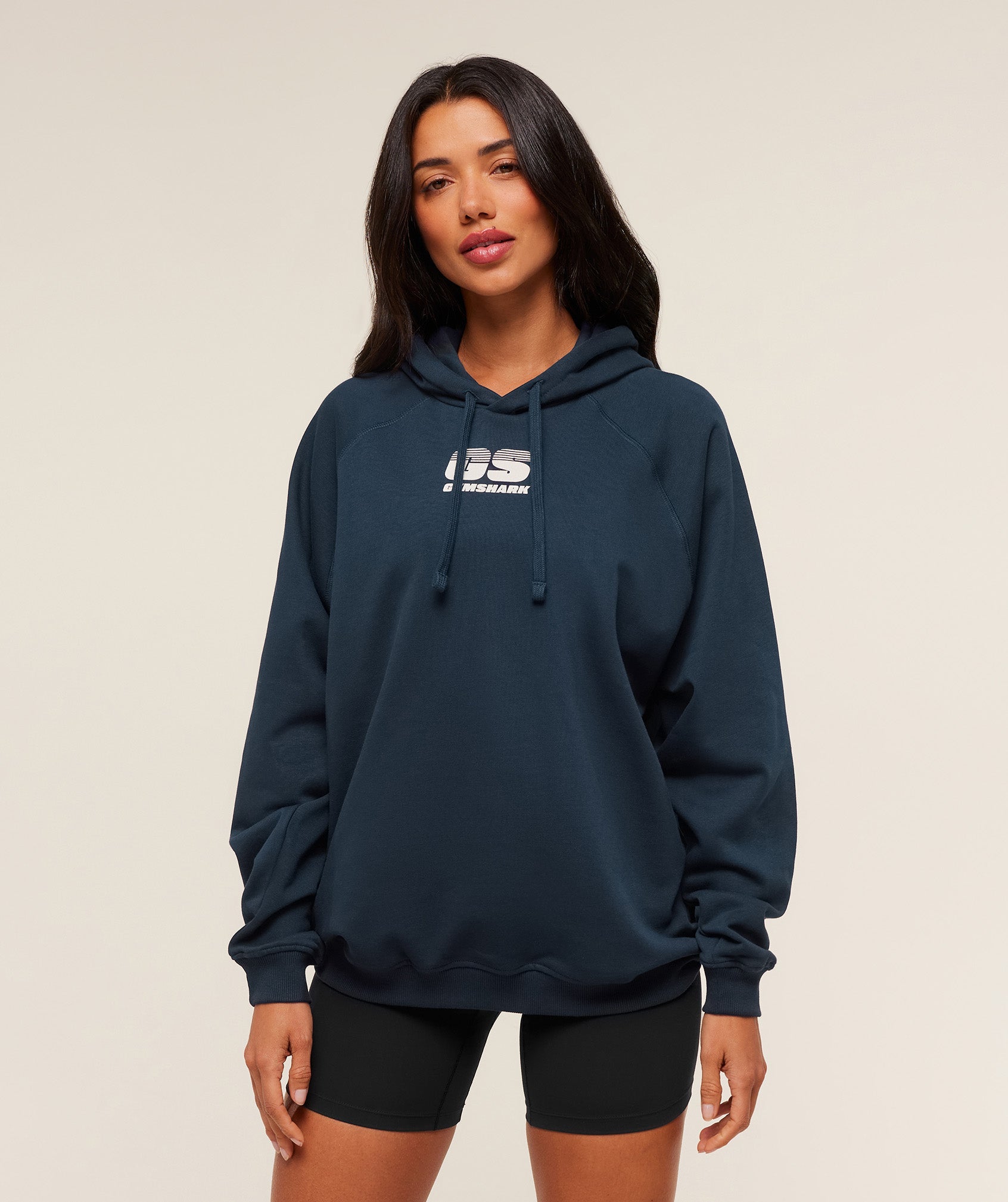 Women's Gymshark Gs Lifestyle Hoodie Gs Navy