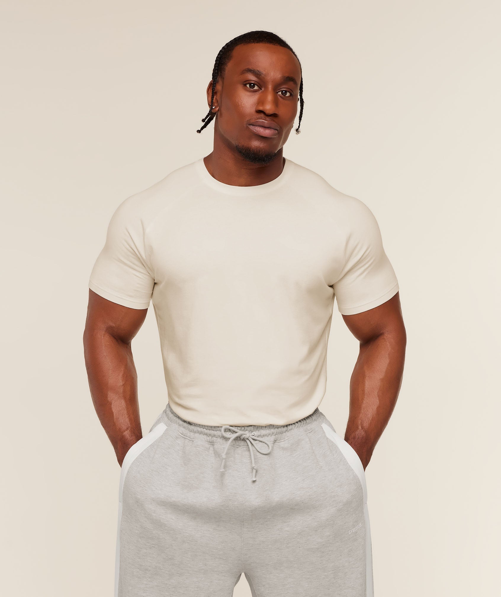 Gymshark Gymshark X Cbum Essential T-Shirt Soft White