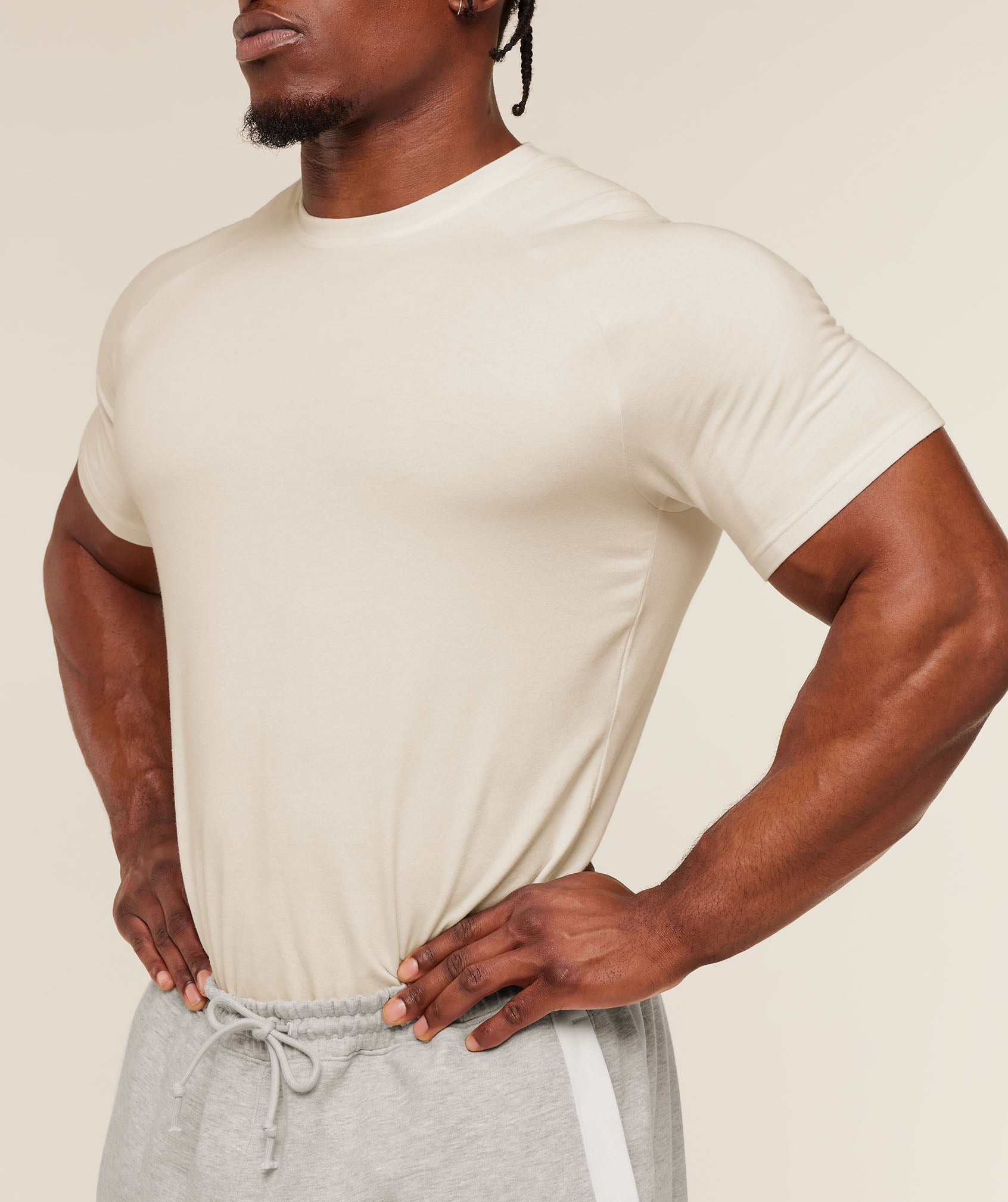 Gymshark Gymshark X Cbum Essential T-Shirt Soft White