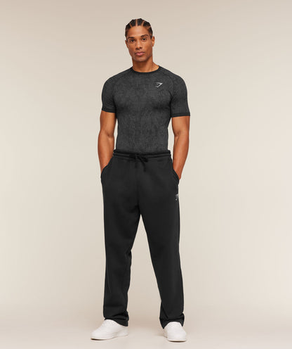 Gymshark Geo Seamless Grid T-Shirt Black