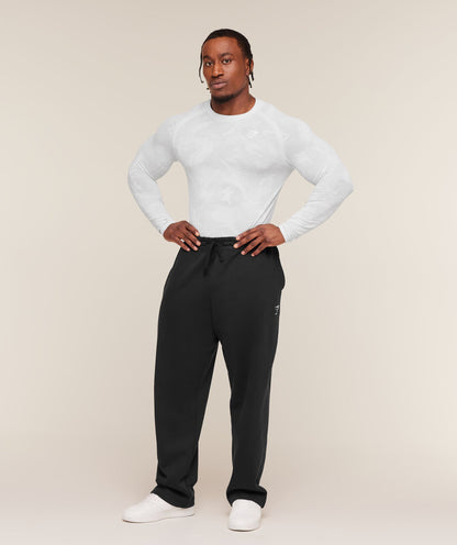 Gymshark Geo Seamless Long Sleeve T-Shirt White